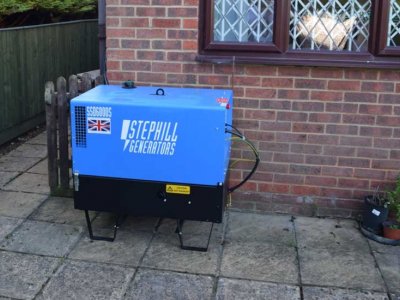 Backup generator install for vital home medical equipment - North London